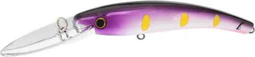 Vista 4 de Bill Lewis Pesca Lipless Realista Trolling Preciso Walleye Crankbait Lite con dos grandes Mustad Triple Grips BH Wonderbread en blanco