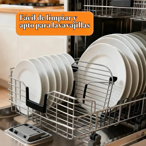 Vista 7 de BYKITCHEN Estante para asado y vaporizador para Ninja MC1101 6.5 QT