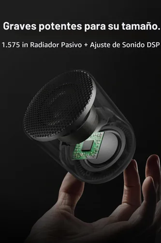 Vista 6 de FUNLOGY Portable Mini2 Bluetooth Speaker, Wireless Portable Speaker with Deep Bass, IPX7 Waterproof, TWS Stereo Pairing, Built-in Mic, Small Speaker