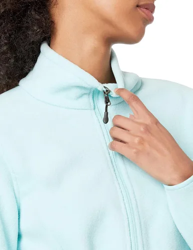 Vista 4 de Tienda Essentials - Chaqueta de vellón suave ajuste clásico manga larga y con cremallera completa para mujer