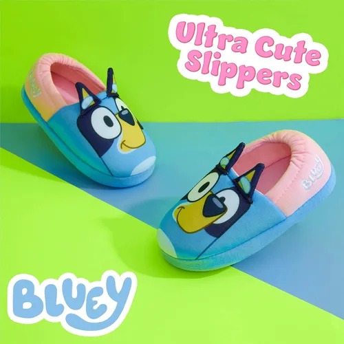 Vista 2 de Bluey Zapatos Niños Zapatillas Niñas 3D Antideslizante Niños Zapatillas Cálidas Niños Niñas