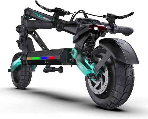 Vista 11 de Movcan Scooter eléctrico serie G100 para adultos CLÁSICO AZUL