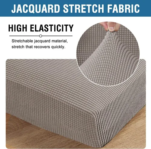Vista 392 de H.VERSAILTEX Fundas de Cojín de Asiento Individuales Super Elásticas Fundas de Sofá Fundas de Cojín de Sofá Fundas Deslizables Juegos Tela de Sarga