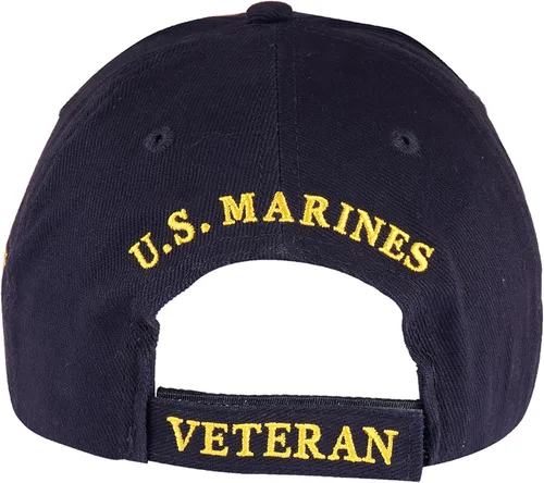Vista 4 de Trendy Zone 21 Gorra del Cuerpo de Marines de los Estados Unidos para hombres y mujeres Gorras con licencia oficial Gorras marinas unisex Ideal