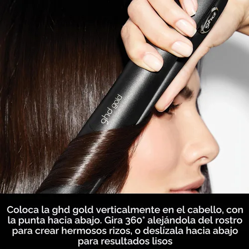 Vista 5 de ghd Gold Styler Flat Iron Hair Straightener, Black Negro