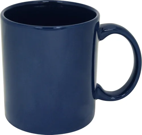 Vista 8 de Funny Guy Mugs Taza de café de cerámica negra lisa, color negro, 11 onzas