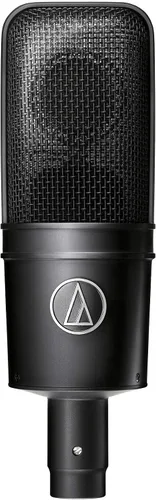 Vista 8 de Audio-Technica Micrófono de estudio AT4040 incluido con brazo de micrófono profesional + cable XLR de 20 pies + filtro de pantalla de viento + paño