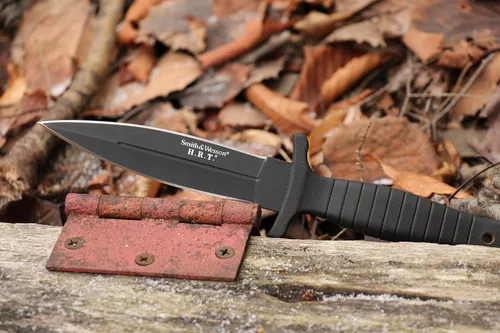 Vista 4 de Smith & Wesson 9" H.R.T Double Edged Boot Knife with High Carbon Stainless Steel Blade