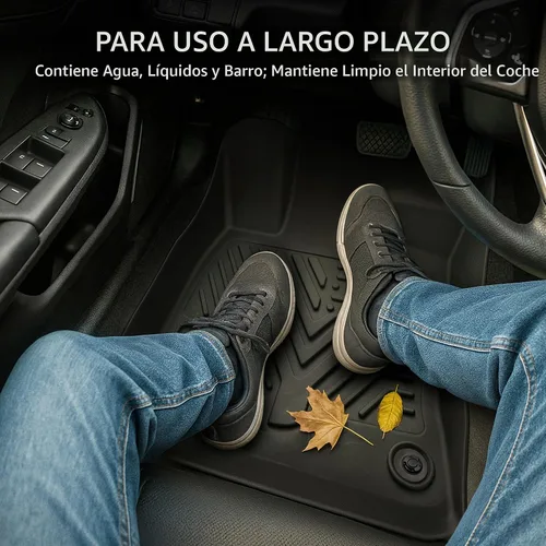Vista 4 de YITAMOTOR Alfombrillas de Piso Compatibles con Dodge Ram 1500/2500/3500 Crew Cab 2013-2018, Ram 1500 Classic Crew Cab 2019-2024, 1ª y 2ª Fila