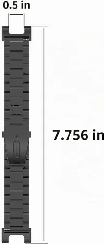 Vista 5 de TenCloud Bandas compatibles con Amazfit T-Rex/T-Rex Pro Smartwatch de acero inoxidable sólido, correa de reloj de metal para Amazfit T-Rex