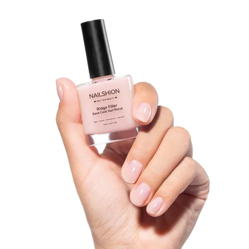 Vista 8 de Clear Ridge Filler Base Coat 3 en 1 Fortalecedor de uñas, secado rápido Transparente