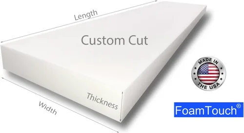 Vista 2 de foamtouch Espuma de la tapicería Cojín fabricado en EE. UU.