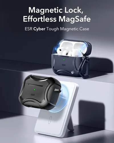 Vista 6 de ESR Funda para AirPods Pro 3 (2025) y ESR para AirPods Pro 3 Case (2025) Lock