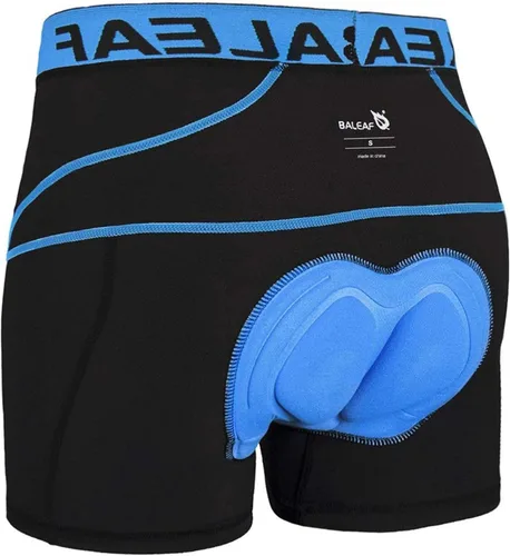 Vista 30 de baleaf Pantalones cortos de ciclismo acolchados 3D para hombre, ropa interior de ciclismo MTB Liner