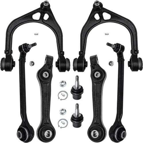 Vista 217 de Detroit Axle - Kit de brazos de control de extremo de 8 piezas para Toyota 2001-2003 Highlander 2002-2003 Camry Lexus ES300, 2 conjuntos de brazos
