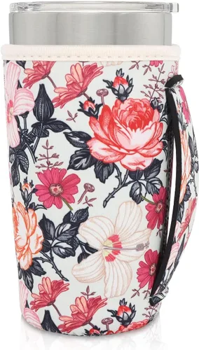 Vista 99 de Fundas Aislantes de Neopreno Portavasos con Asa para Vasos Tumbler de 20oz, Funda Reutilizable para Café Helado Para Tazas de Café de 30oz - 32oz