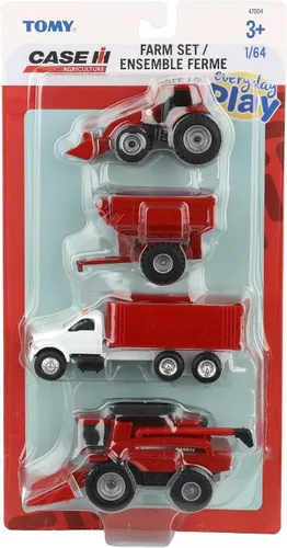 Vista 9 de ERTL 1/64 Collect N Play Case IH Harvest - Juego de 4 piezas ZFN47004