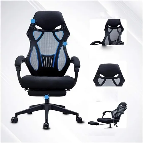Vista 3 de Cómoda silla de oficina, silla de computadora para el hogar, silla reclinable, silla giratoria ergonómica para juegos de computadora