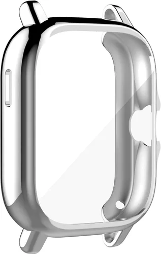 Vista 4 de BabyValley Funda compatible con Amazfit GTS 2/GTS 3, protector de pantalla chapado en TPU, carcasa protectora impermeable para reloj GTS 2