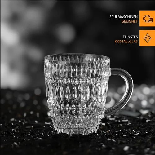 Vista 6 de Nachtmann Ethno - Juego de 2 vasos de cristal para bebidas calientes, transparente
