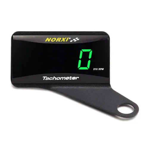 Vista 12 de Taquímetro Digital Universal Medidor RPM para Motocicleta y Auto, Impermeable, Electrónico (Azul)