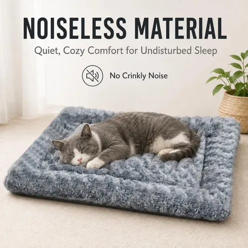 Vista 3 de Cama autocalentable para mascotas para gatos de interior y perros pequeños