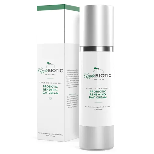 Vista 2 de Crema facial de vinagre de sidra de manzana, hidratante, alivio del enrojecimiento, loción hidratante facial para piel seca, grasa, sensible, té