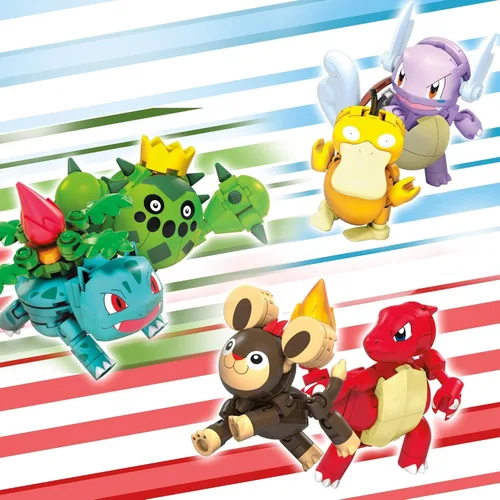 Vista 3 de Mega - Juego de construcción de figuras Construx Pokemon Trainer Team Challenge