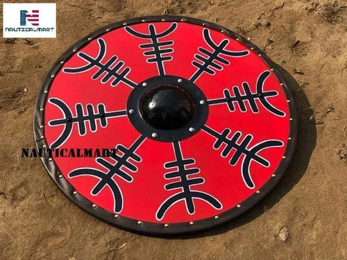 Vista 4 de NauticaMart Auténtico escudo vikingo medieval