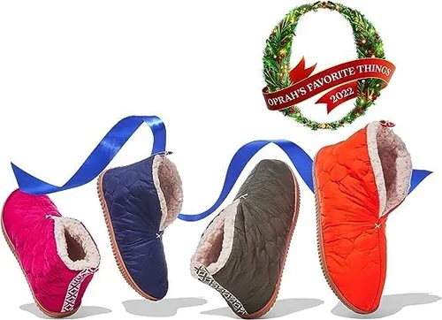 Vista 2 de Dearfoams Pantuflas tipo botín de calentamiento para interiores y exteriores para hombre