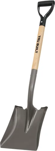 Vista 11 de Truper 31197 Tru Tough - Pala corta de punta cuadrada con mango en D de 19 pulgadas, madera de 19 pulgadas