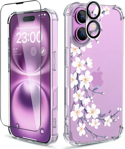 Vista 19 de Funda para iPhone 13 y iPhone 14 (6.1 pulgadas), funda protectora delgada de poliuretano termoplástico suave a prueba de golpes, bonito