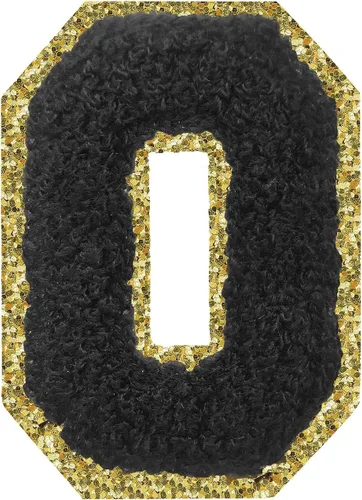 Vista 183 de 3Pcs Letter Patches Varsity Glitters Chenille,SPRT Iron on Blue Letter Patch,Alphabet Cloth Patch for Team Costume Decoration 3.1in Height S