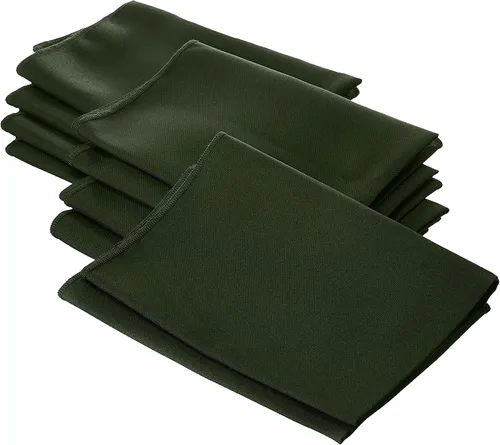 Vista 14 de LA Linen Paquete de 10 servilletas de popelina de poli, servilletas de tela suave, servilletas lavables y reutilizables, servilletas de mesa