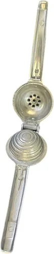 Vista 5 de Citrus Lime Limón Limón Exprimidor Manual Exprimidor Colador Colador Fundido Aluminio De México