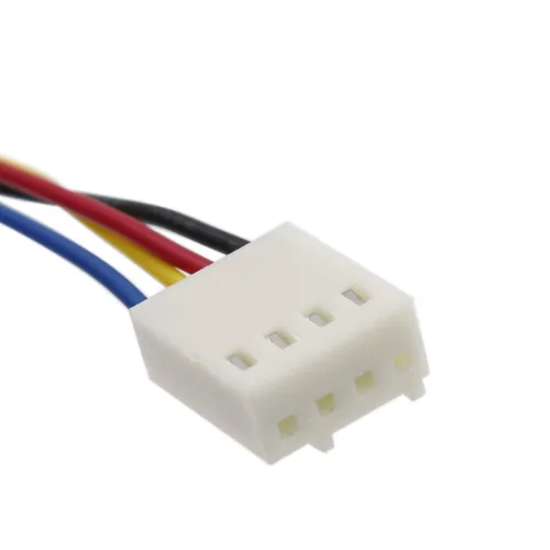 Vista 3 de Cable Adaptador de Ventilador PWM para GPU, Cable de Extensión de Energía de 4 pines Estándar de Placa Base a 4 pines Mini para GPU, Conector