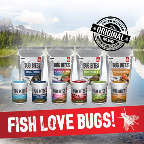 Vista 8 de Fluval Bug Bites Betta Fish Food, gránulos para peces pequeños a medianos, 1.05 onzas.