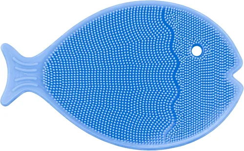 Vista 13 de Innobaby Bathin Smart - Cepillo de silicona para bebé, esencial para piel seca y eczema, exfoliante suave con mango de succión, silicona de secado