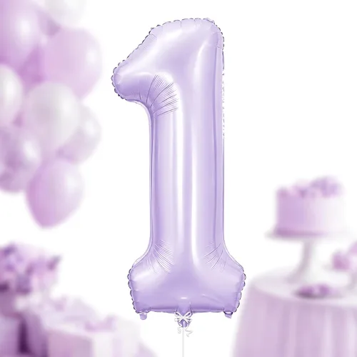 Vista 120 de KatchOn Globo negro del número 1 de 40 pulgadas, globo de feliz cumpleaños