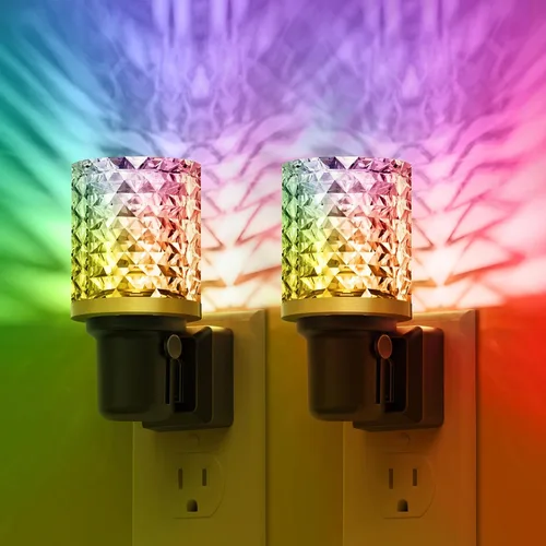 Vista 11 de L LOHAS LED Luces nocturnas enchufables a la pared, paquete de 2 unidades de 3000 K/4000 k/5000 K de temperatura de color ajustable, luz nocturna