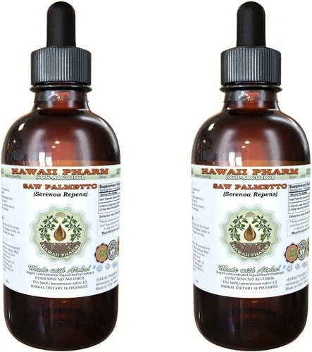 Vista 8 de Hawaii Pharm Saw Palmetto Extracto líquido sin alcohol, grado profesional, pequeño lote hecho a mano Saw Palmetto (Serenoa Repens), suplemento