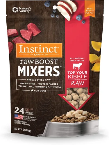 Vista 10 de Instinct RawBoost Mixers, Freeze Dried Dog Food Topper, Grain-Free - Cage Free Chicken, 14 oz. Bag (Pack of 6)