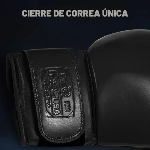 Vista 6 de Hayabusa Guantes de boxeo profesionales de cuero con para hombres y mujeres Negro