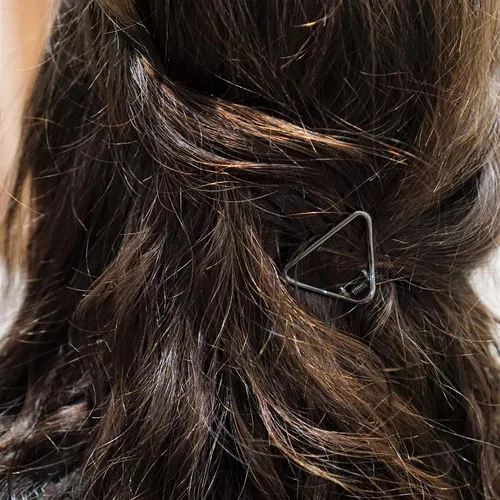 Vista 4 de Sensory4u Paquete variado de pinzas de metal para el cabello (gris)