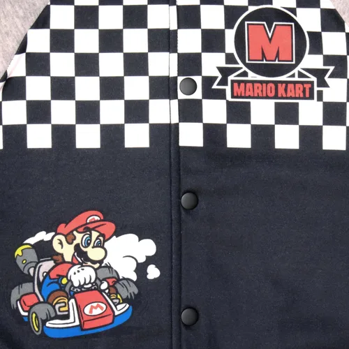 Vista 3 de Nintendo Super Mario Graphic - Chaqueta de forro polar con capucha para niños y niños pequeños