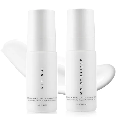 Vista 2 de NAELI Hidratante facial SPF 30 y crema de retinol, día y noche, colágeno antienvejecimiento y ácido hialurónico para el cuidado de la piel, regalo