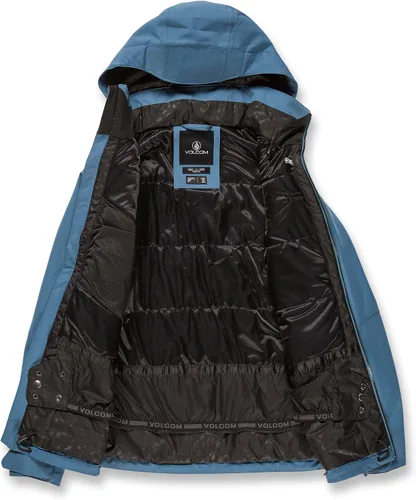 Vista 3 de Volcom Shelter 3D - Chaqueta con capucha para mujer, con aislamiento elástico, para snowboard, esquí, invierno