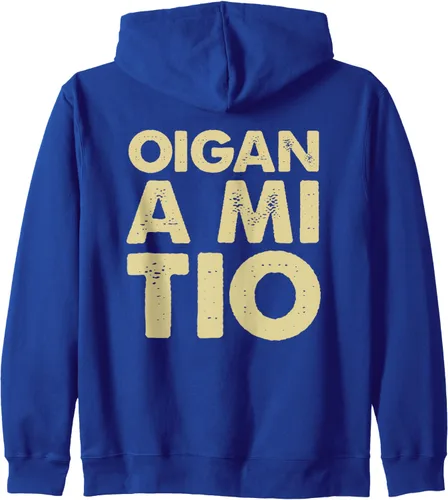Vista 4 de MEDELLIN ANTIOQUIA - Sudadera con capucha con cremallera y frase popular, Negro