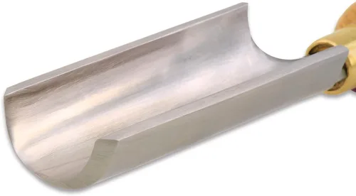 Vista 5 de HTT-109, acero de alta velocidad, 2" husillo desbaste Gouge para torneado de madera