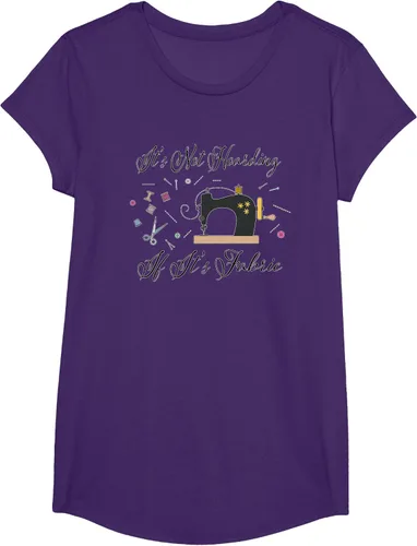 Vista 17 de It's Not Hoarding If Its - Camiseta de costura para acolchado, Blanco, S